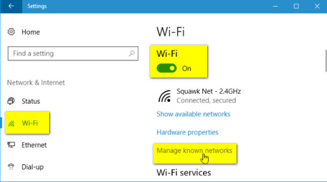 كيفية إيقاف ويندوز 7 / 8 / 10 من الاتصال تلقائيا بشبكة الواي-فاى Wi-Fi Network