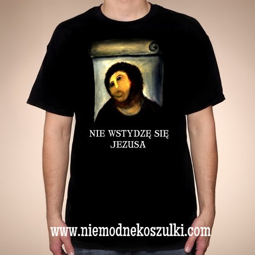 Koszulka Nie wstydzę się Jezusa - Jezus z Borja