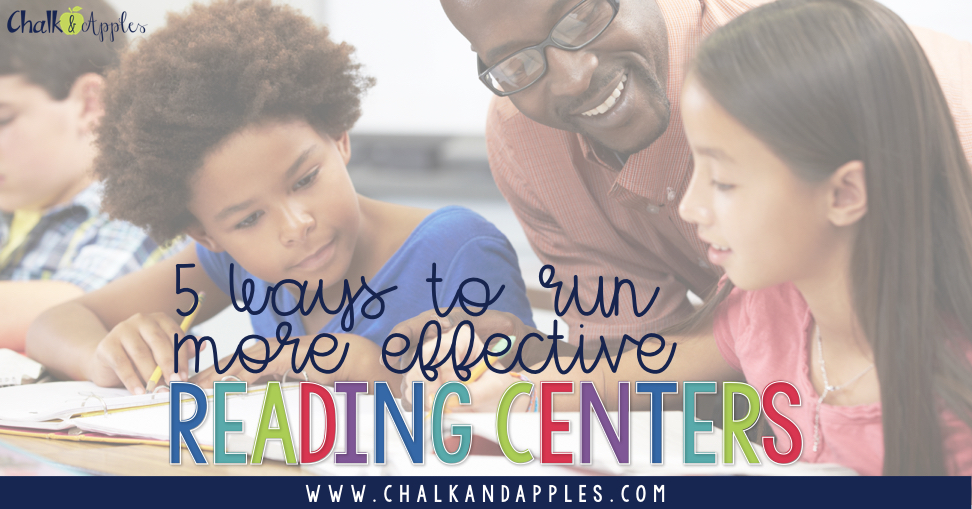 Effective Reading Center Management Tips Proven ways to keep your reading centers running smoothly so that you can teach guided reading or small groups without interruptions!