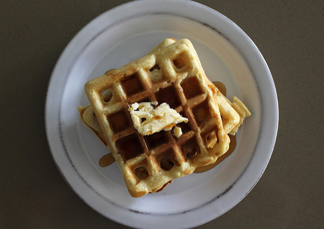 Recipe for Light and Fluffy Classic Waffles by freshfromthe.com.