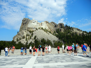 View of Mount Rushmore from the Grand View area in South Dakota