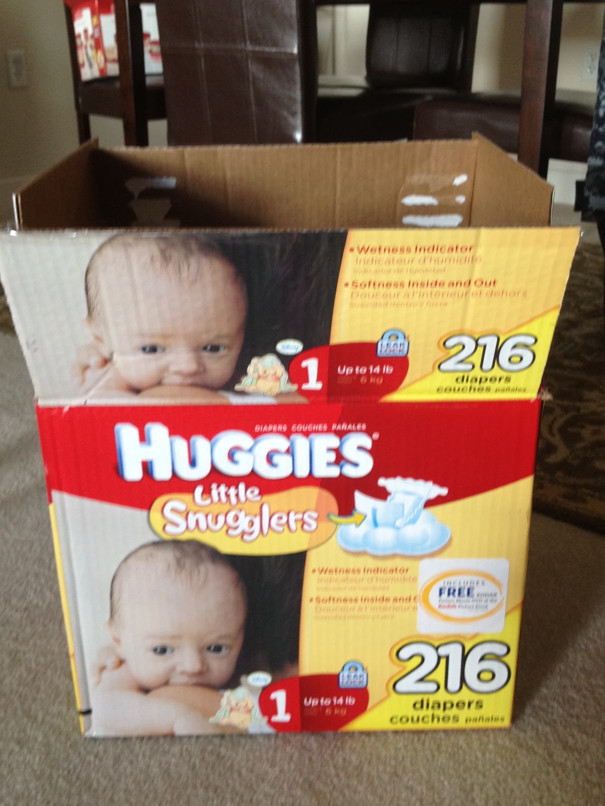 Rivas & Co. I used the last disposable diaper last night! (Cloth