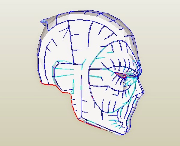 Red Hood Face Paint Red Hood Face Paint