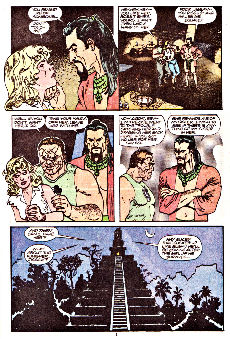 The Punisher (1987) Issue #39 - Jigsaw Puzzle #05 #46 - English 4