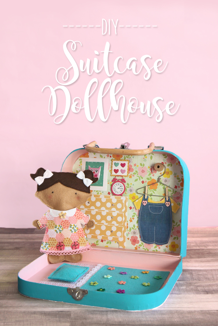 The Craft Patch DIY Suitcase Miniature Dollhouse Tutorial