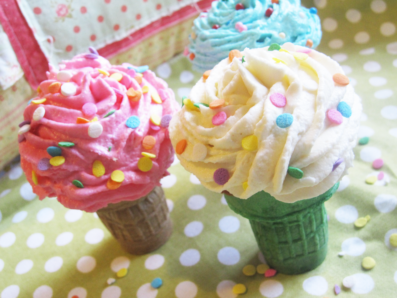 Birthday Ideas "Cake In A Cone" Parties and Patterns