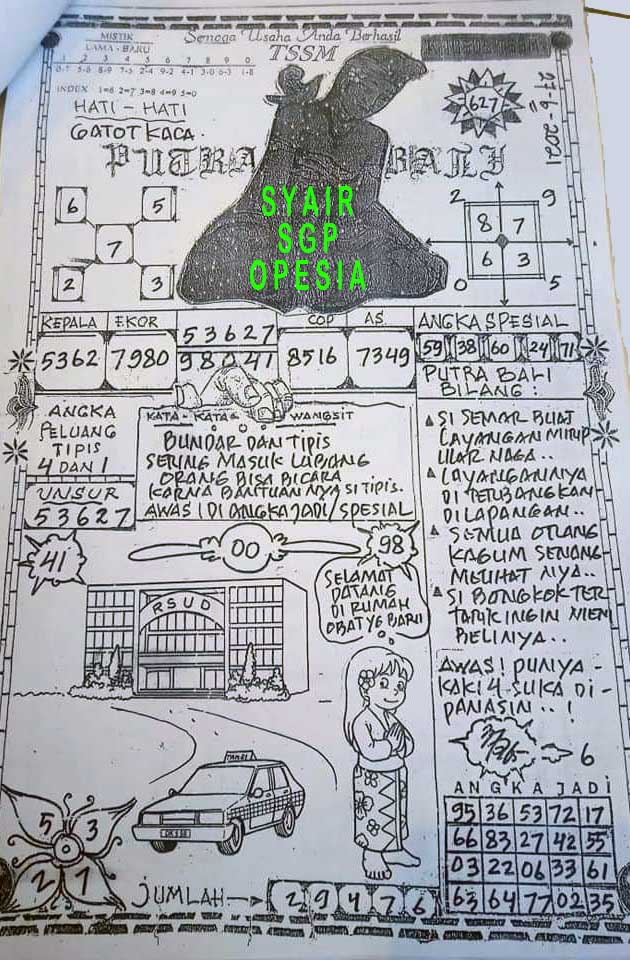 Syair Sgp Putra Bali Opesia Syair Merdu Hari Ini