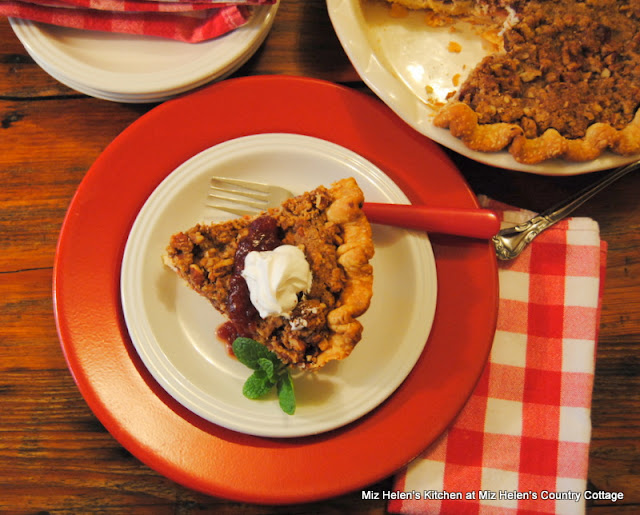 Nutty Cranberry Cheese Pie at Miz Helen's Country Cottage