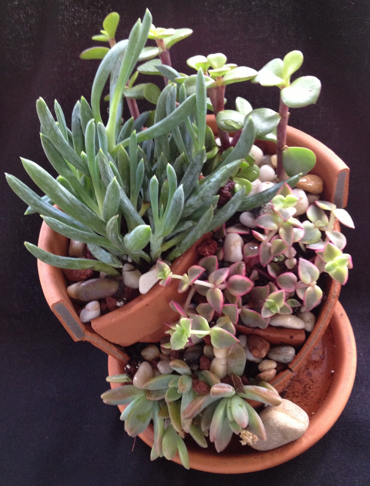 CraftWhenYouCan DIY Broken Flower Pot