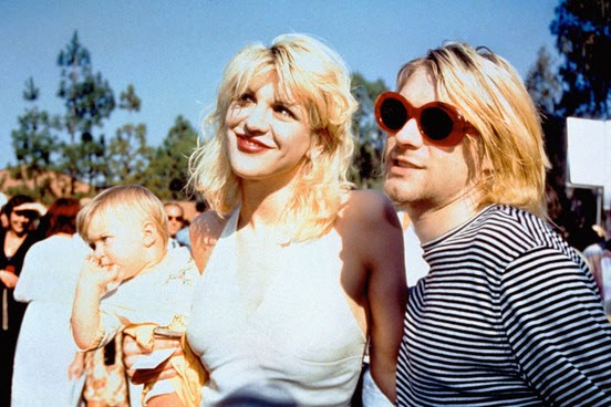 Kurt Cobain Courtney Love Frances Bean Cobain daughter MTV Awards