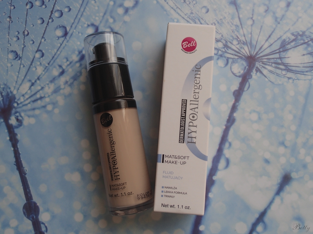 Betty's Beauty Blog Bell Hypoallergenic Mat&Soft fluid matujący