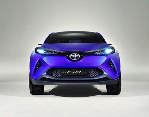 Toyota C-HR 2016 Blue Fierce and Strong Concept