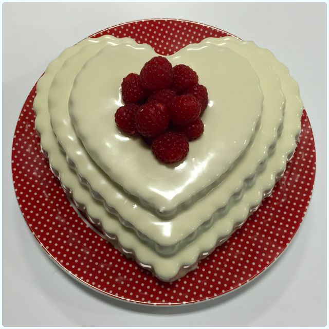 Raspberry and White Chocolate Bundt Cake