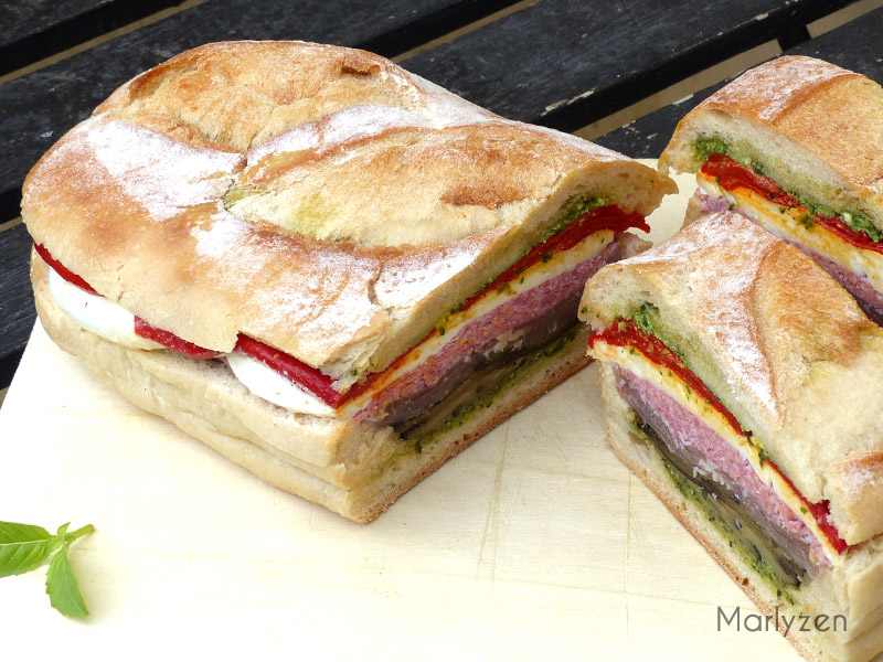 Sandwich pressé à l'italienne