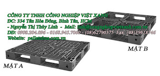 Cung cấp pallet nhựa kê hàng giá cực rẻ tại Hồ Chí Minh