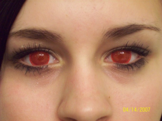 My Second Wish Awesome Red Contact Lenses