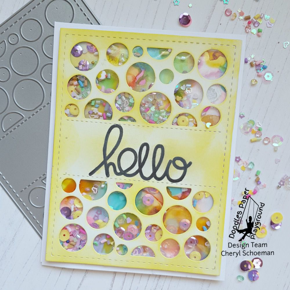 Doodles Paper Playground Guest Post by Designing Diva Cheryl Schoeman Sweet Hello