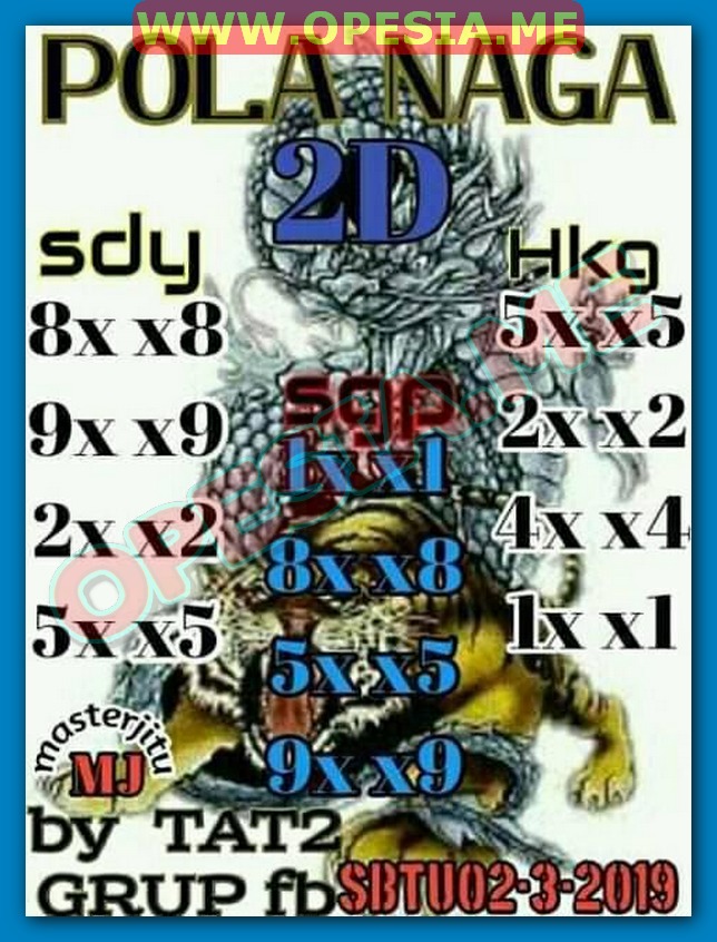 Syair Sidney Sabtu 2 Maret 2019 Opesia Official