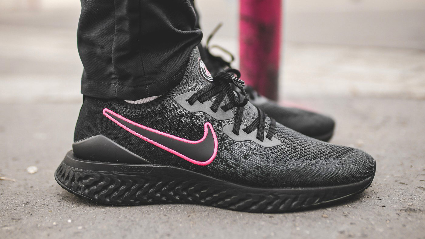 movimiento foro informal Black / Pink Nike x PSG Epic React Flyknit 2 Shoes Revealed - Footy  Headlines