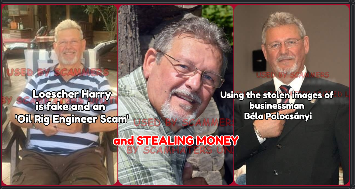 ScamHaters United .. Visit us also on Facebook and Instagram Loescher