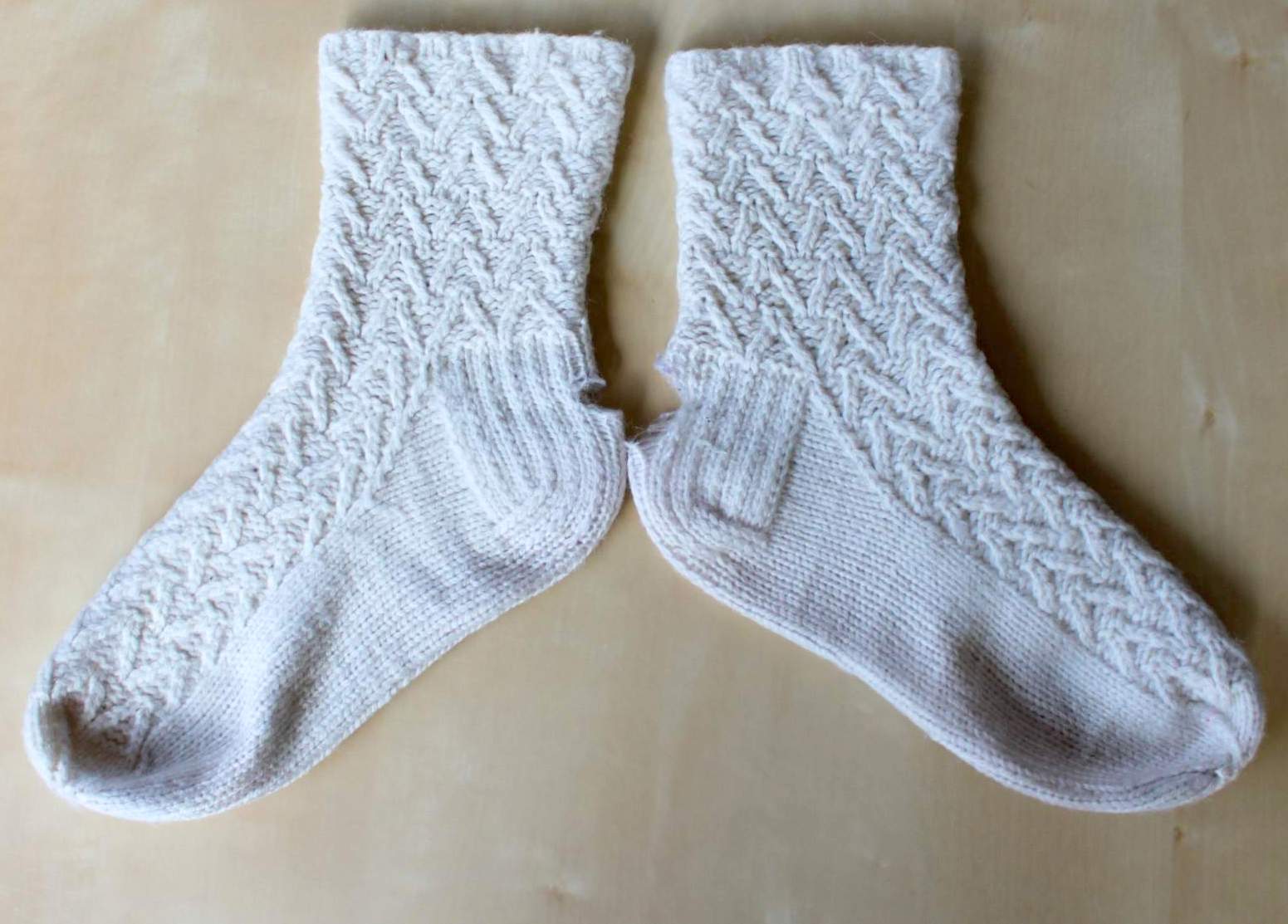 Hand Knitted Things Knitted Sock Heel Repair