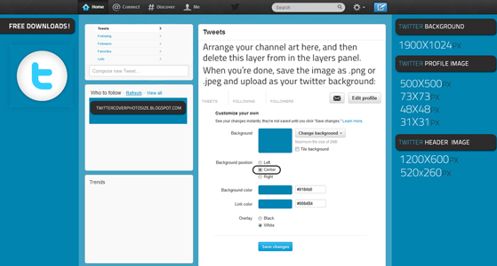 Twitter Templates Template Beepmunk Twitter Cover Photo Size And Free Templates