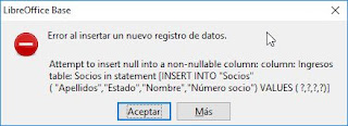 LibreOffice Base y SQL