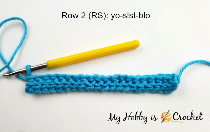 My Hobby Is Crochet: How to CROCHET: Knit Look Ribbing Knit 2