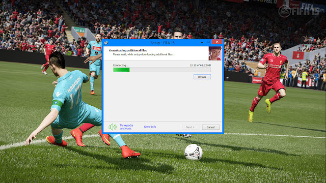 เริ่มติดตั้งเกมส์ FIFA 15 เริ่มติดตั้งเกมส์ FIFA 15