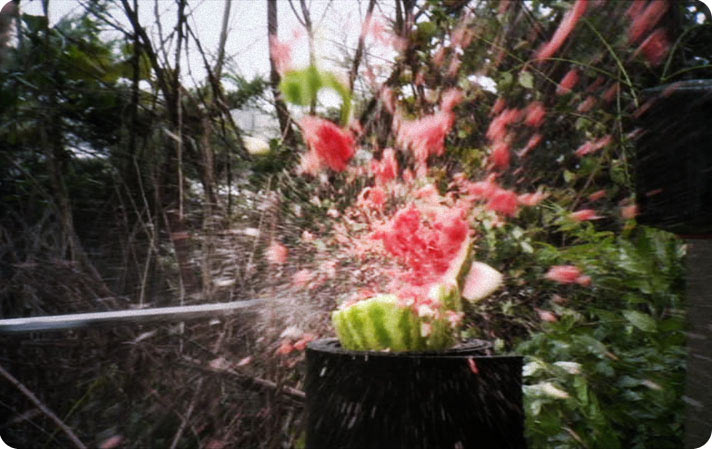 In the Eye of a Storm: Smashed Melon