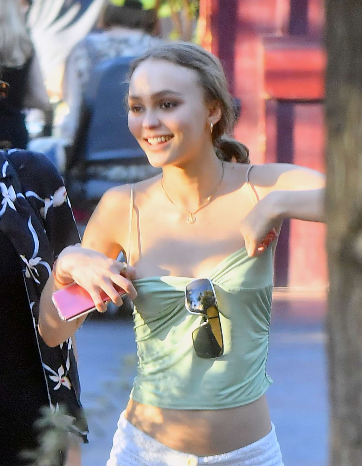 Lily Rose Depp At Disneyland In Anaheim October 27 2017 Celebs Today