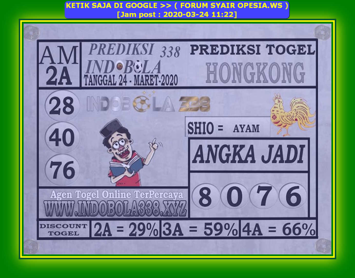 1 New Message Kode Syair Hongkong 24 Maret 2020 Forum Syair Togel Hongkong Singapura Sydney
