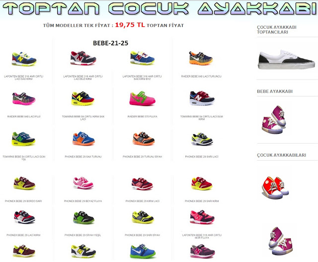 Yazlik Cocuk Spor Ayakkabi Toptan Satis Tekstil Urunleri Toptan