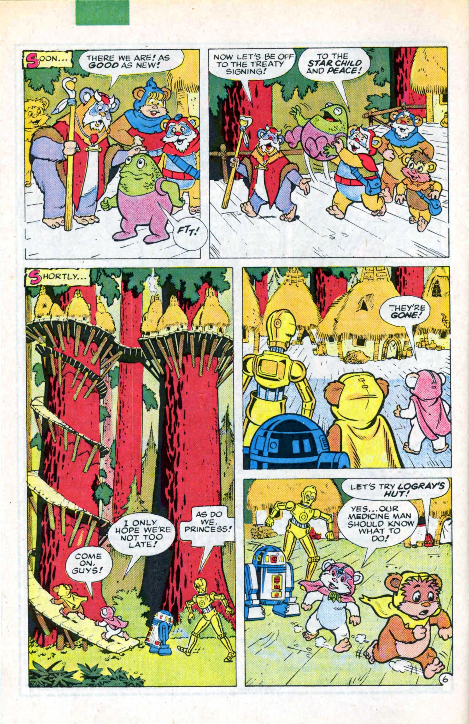 Read online Ewoks (1987) comic -  Issue #10 - 7
