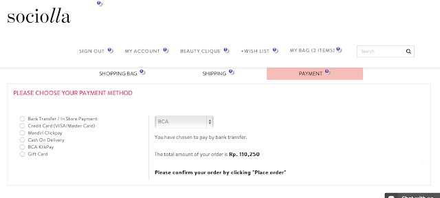 Shop at sociolla is very practical. They have a beauty clique program with their own advantages and goodness. They provide reviews so you can always reflect back before buying. The system of shopping in here is based on points (2500 = 1 pts) and of course, FREE shipping fee to Indonesia! products are all authentic!