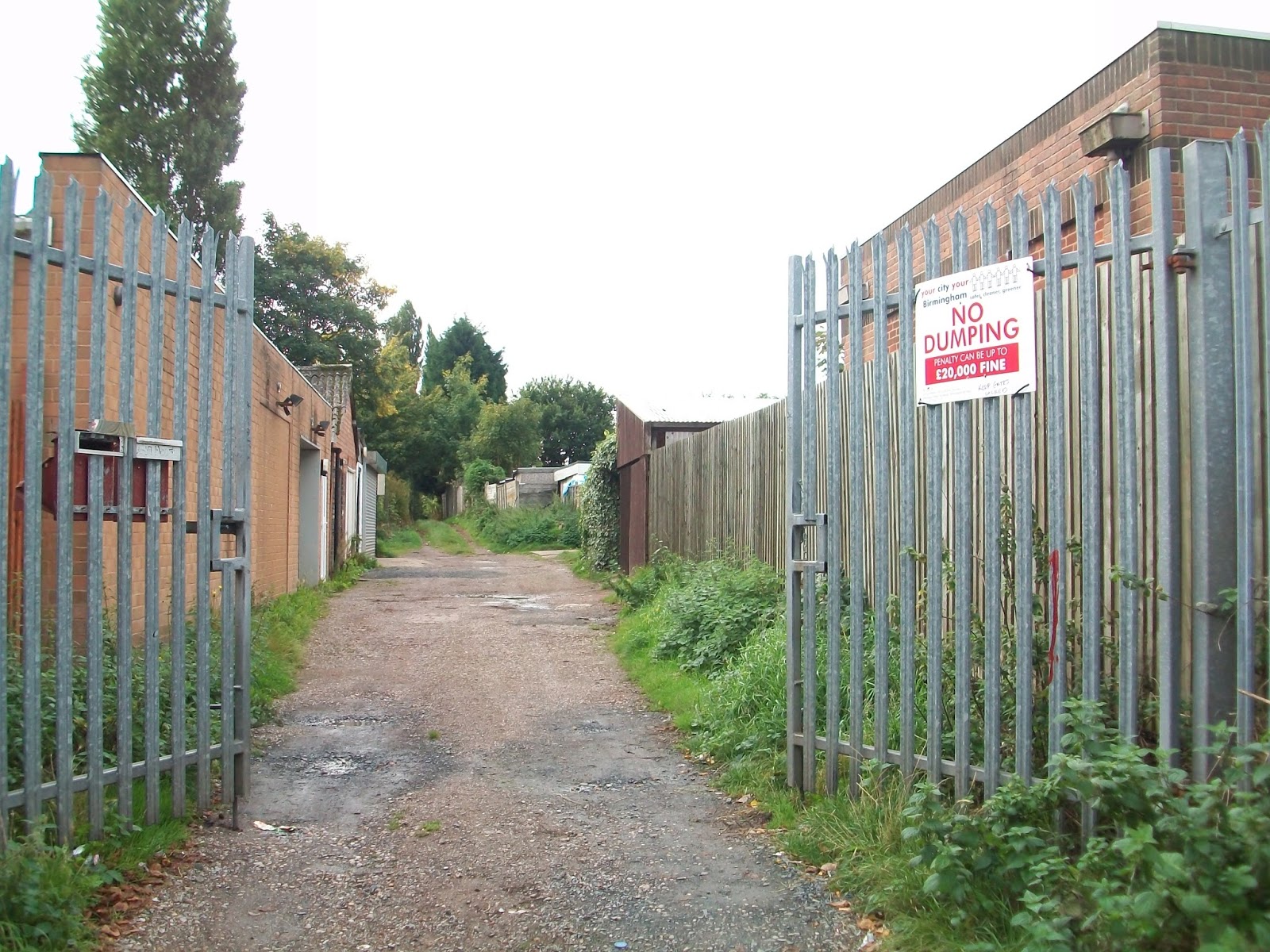 Keith Linnecor News & Views from Oscott Ward KEEP REAR ACCESSWAY