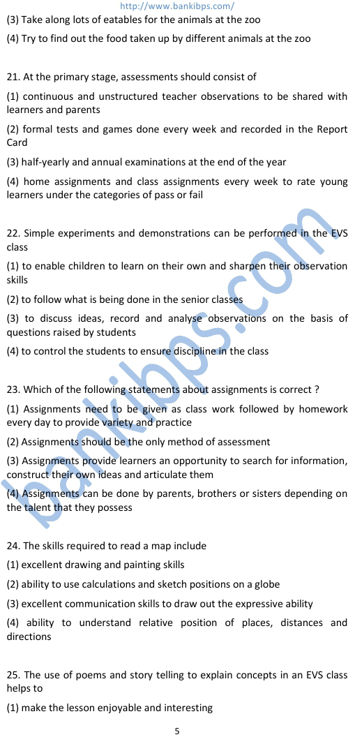 ctet previous year solved question paper