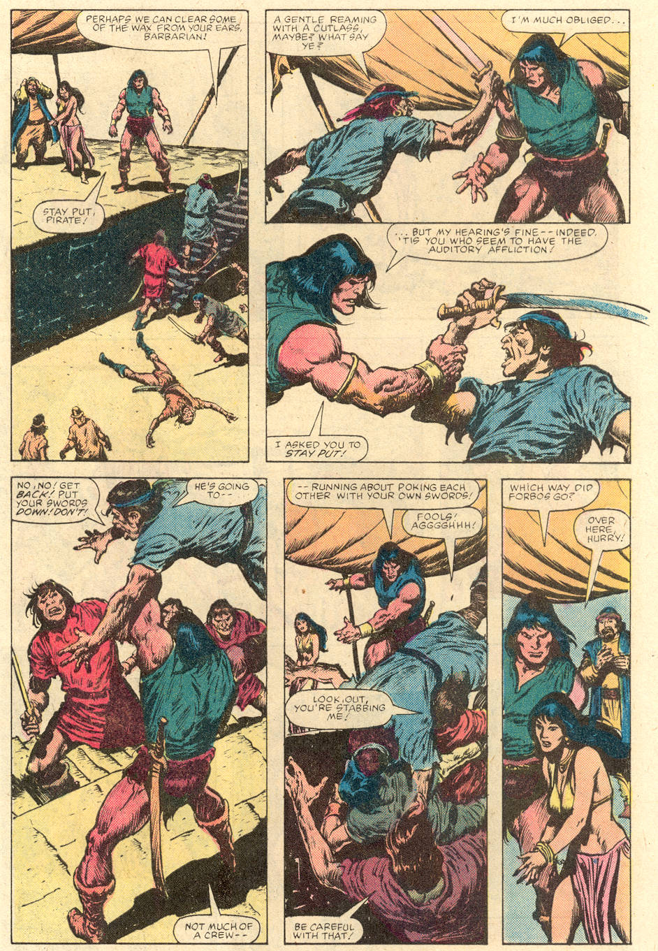 Read online Conan the Barbarian (1970) comic -  Issue #142 - 7