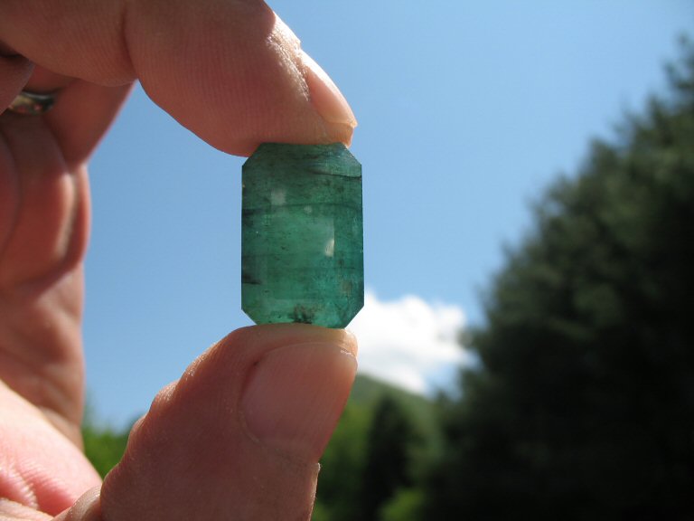 North Carolina Emeralds North America’s largest faceted Emeralds also