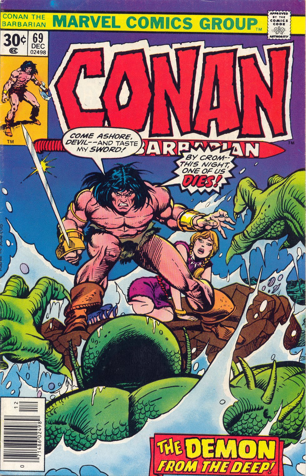 Read online Conan the Barbarian (1970) comic -  Issue #69 - 1
