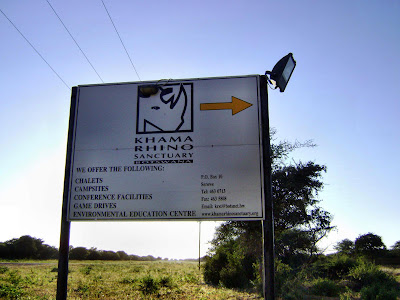 Khama Rhino Sanctuary w Botswanie