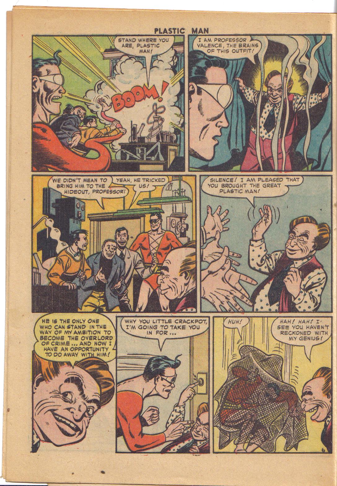 Read online Plastic Man (1943) comic -  Issue #33 - 8