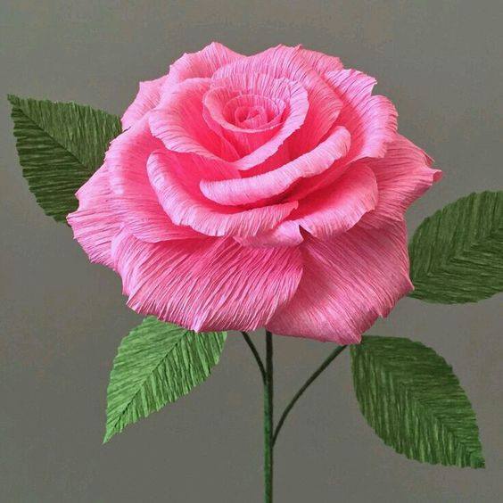 Cómo hacer rosas de papel crepe que sean hermosas y reales Haz