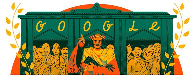 Raja Ram Mohan Roy’s 246th Birthday - Google India Doodle