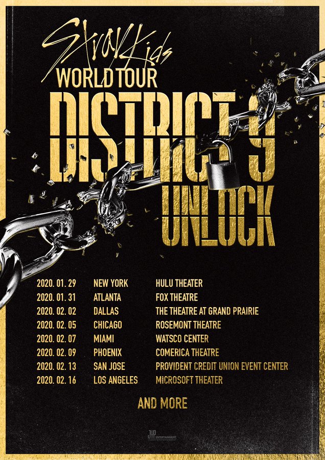 Stray Kids anuncian fecha y lugares para su gira 2020