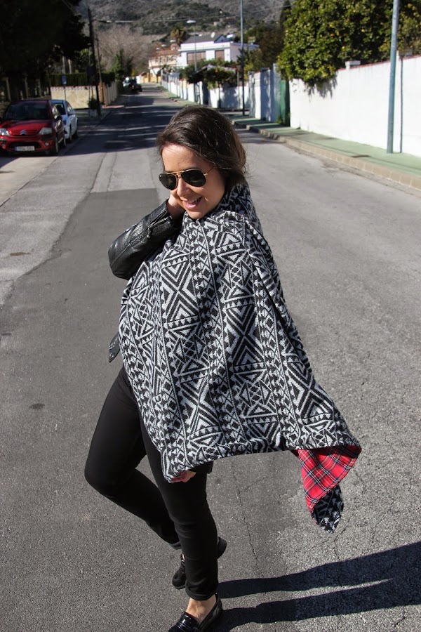 diy poncho reversible como hacer patrones gratis