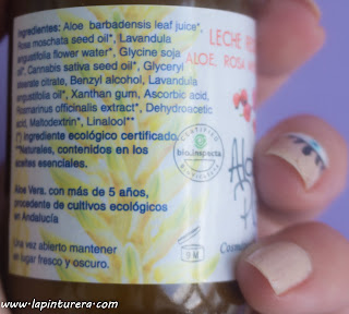 Leche regeneradora Aloe Plant reseña 04 ingredientes leche regerenadora