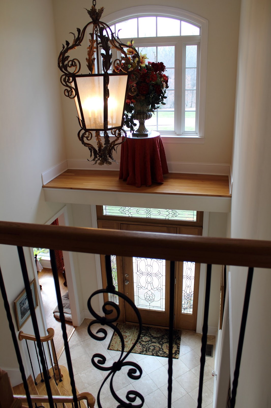 Sewanee, Tennessee Home For Sale Foyer and Stairway To The Top Floor