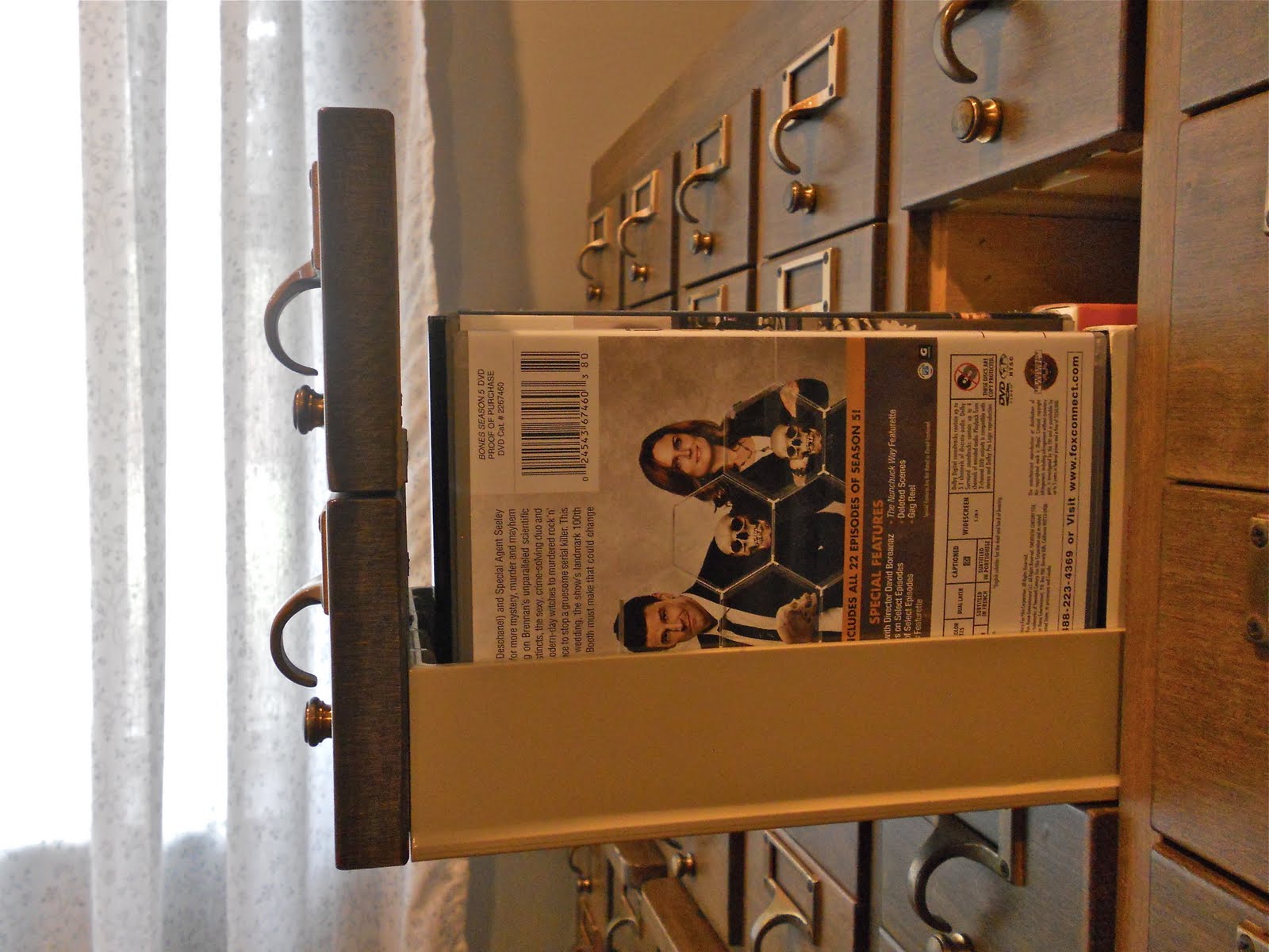 Ruffled Feathers: Repurposed Card Catalog