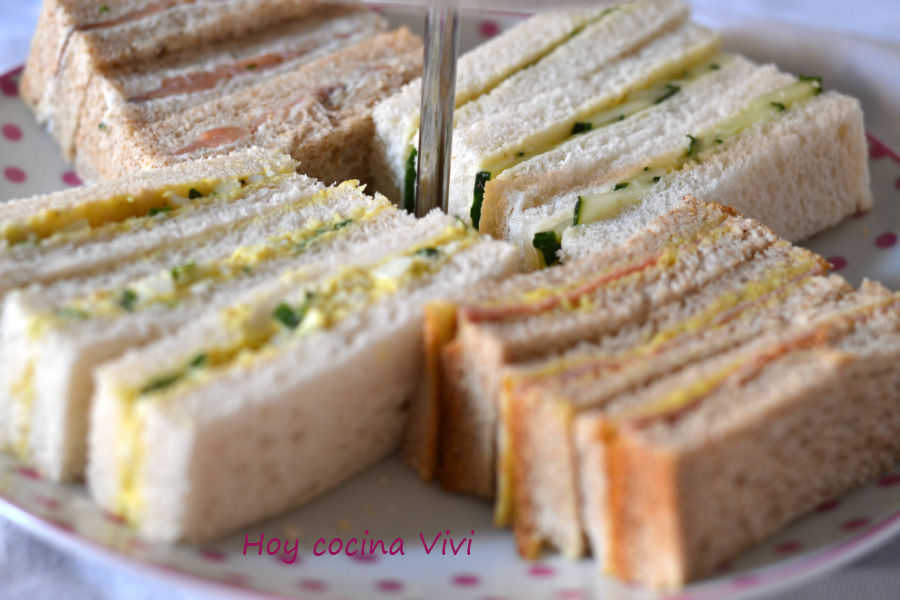Hoy cocina Vivi: Sandwiches para el té {Una galleta, un cuento}